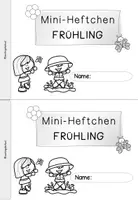 Vorschau - Arbeitsblätter - Frühling Mini-Heft Klasse 3 | Deutsch & Mathematik Grundschule - Seite 2