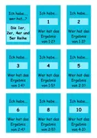 Vorschau - Spiele - Ich habe, wer hat? – Einmaleins-Start (1er, 2er, 4er, 5er-Reihe) - Seite 1