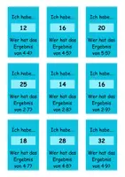 Vorschau - Spiele - Ich habe, wer hat? – Einmaleins-Start (1er, 2er, 4er, 5er-Reihe) - Seite 2