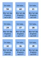 Vorschau - Spiele - Ich habe wer hat – Einfache und erweiterte Reihen des kleinen Einmaleins spielerisch üben (1, 2, 3, 4, 5, 10 + 6) - Seite 2
