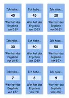 Vorschau - Spiele - Ich habe wer hat – Einfache und erweiterte Reihen des kleinen Einmaleins spielerisch üben (1, 2, 3, 4, 5, 10 + 6) - Seite 3