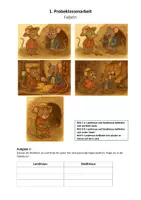 Vorschau - Arbeitsblätter - Fabeln: Probeklassenarbeit (inkl. Lösungen) - Seite 1