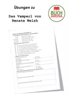 Vorschau - Arbeitsblätter - Übung zu "Das Vamperl von Renate Welsh" - Deckblatt