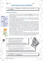 Vorschau - Arbeitsblätter - Sind Feste immer fröhlich? -Día de los Muertos - Deckblatt