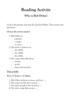 anteprima - Schede informative - Educare alla pace con la musica: Bob Dylan - Pagina 3