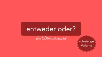 Vorschau - Arbeitsblätter - Entweder oder: Diskussion (schwierige Variante) - Seite 1