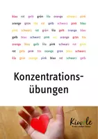 Vorschau - Arbeitsblätter - Konzentrationsübungen – Lies die Wörter fehlerfrei vor! - Deckblatt