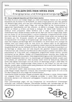Vorschau - Arbeitsblätter - Iran Krieg Energiekrise? Klasse 9/10 - Seite 2