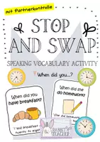 Vorschau - Spiele - Stop and swap: Simple past and telling the time - Deckblatt