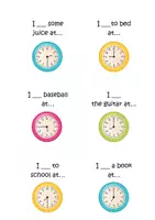 Vorschau - Spiele - Stop and swap: Simple past and telling the time - Seite 3