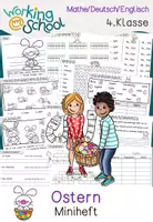 Vorschau - Arbeitsblätter - Ostern | Klasse 4 | Osterheft | Grundschule - Deckblatt