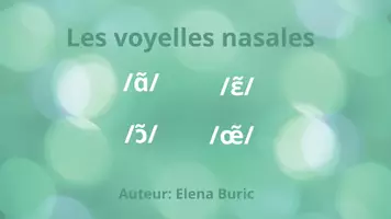 Aperçu - Préparation de séance / Séance complète - Les voyelles nasales. Présentation - Page de couverture