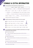 Vorschau - Arbeitsblätter - Commas & Extra Information - Grammar Worksheet - Seite 2