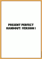 Vorschau - Fördermaterial/Inklusion - Present Perfect Merkblatt (2-fach differenziert) | Englisch Grammatik - Seite 1