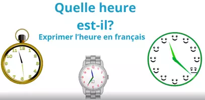 Aperçu - Préparation de séance / Séance complète - Quelle heure est-il? Exprimer l'heure en français. Vidéo - Page de couverture