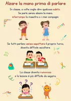 anteprima - Materiale di supporto/inclusione - Storie Sociali - Come comportarsi bene in classe II. 5 storie su alzare la mano, seguire le istruzioni e le regole, BES, DSA e autismo - Pagina 1