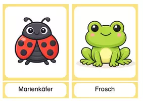 Vorschau - Bildkarten - Frühling - Bildkarten und Wortkarten - Seite 2