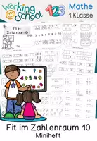 Vorschau - Arbeitsblätter - Zahlenraum 10 | Mathe | Klasse 1 | addieren | subtrahieren - Deckblatt