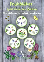 Vorschau - Spiele - 🌷 Frühblüher Finde den Zwilling Blumenspiel Picture match Kartenspiel - Deckblatt