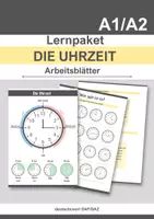 Vorschau - Arbeitsblätter - Die Uhrzeit verstehen – Arbeitsblätter DaF/DaZ - Deckblatt