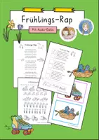 Vorschau - Arbeitsblätter - Frühlings-Rap, Musik, Klasse 1-4, Frühling, Bodypercussion, Orff - Deckblatt