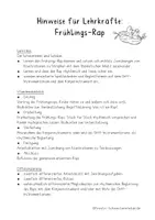 Vorschau - Arbeitsblätter - Frühlings-Rap, Musik, Klasse 1-4, Frühling, Bodypercussion, Orff - Seite 1