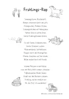 Vorschau - Arbeitsblätter - Frühlings-Rap, Musik, Klasse 1-4, Frühling, Bodypercussion, Orff - Seite 2