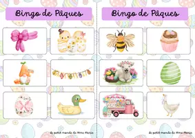 Aperçu - Jeux - Bingo de Pâques et du printemps - Page 2