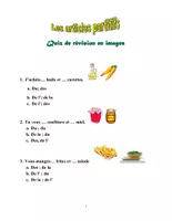 Aperçu - Les articles partitifs. Quiz pour les débtants - Page de couverture