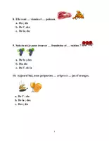 Aperçu - Les articles partitifs. Quiz pour les débtants - Page 2