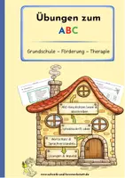 Vorschau - Arbeitsblätter - Übungen zum ABC - Deckblatt