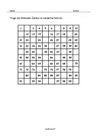 Vorschau - Arbeitsblätter - 🧮Zahlenraum 100 | 100 er Feld | ZR 100 | Hunderterfeld | Einführung & Orientierung | Mathematik 2. Klasse | Teil 1 mit Lösung - Seite 2