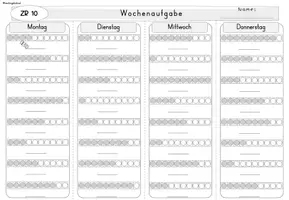Vorschau - Arbeitsblätter - Zahlenraum 10 | Rechentraining & tägliche Übung | Klasse 1 | Mathe - Seite 3