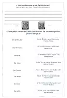 Vorschau - Arbeitsblätter - Familie - Arbeitsblatt +Integration eines Rapsongs - Seite 2