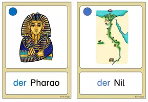 Vorschau - Fördermaterial/Inklusion - ALTES ÄGYPTEN / Bildkarten - Seite 1