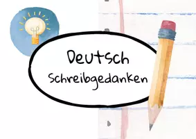 Vorschau - Arbeitsblätter - Schreibgedanken - kurze Schreibanlässe Deutsch Einstieg - Seite 1