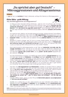 Vorschau - Arbeitsblätter - Mirkoaggressionen und Alltagsrassismus - Seite 1