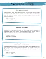 Vorschau - Arbeitsblätter - ZP 10 - Comment assignments (personal, argumentative) mit Musterlösungen und Bewertungsraster - Seite 1