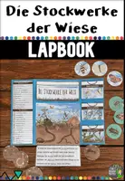 Vorschau - Arbeitsblätter - Stockwerke der Wiese - Lapbook - Deckblatt