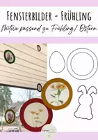Vorschau - Mal- und Bastelvorlagen - Fensterbilder - Frühling und Ostern - Deckblatt