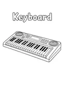 Vorschau - Mal- und Bastelvorlagen - Musikinstrumente Ausmalbilder (50 Malvorlagen) - Seite 3