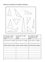 Aperçu - Feuilles d'exercices - Les triangles rappel - Page 1