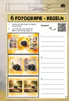 Vorschau - Arbeitsblätter - Fotografie im Unterricht – Einheit 1: Die 6 Fotografieregeln einfach erklärt - Deckblatt