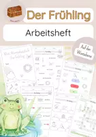 Vorschau - Arbeitsblätter - DaZ - Materialpaket - der Frühling - Arbeitsheft auf der Wort- und Satzebene - Seite 1