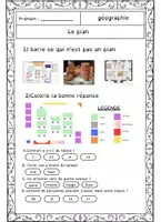 Aperçu - Feuilles d'exercices - le plan découverte et exercice - Page de couverture