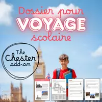 Aperçu - Autre type de ressources - DOSSIER POUR SEJOUR PEDAGOGIQUE : l'add-on pour CHESTER ! - Page de couverture