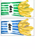 Vorschau - Bildkarten - Artikelpommes - Lernspiel - DaZ/DaF - Seite 1