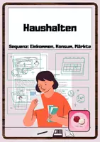 Vorschau - Arbeitsblätter - Haushalten / Haushaltsbuch / finanzielle Planung - Deckblatt