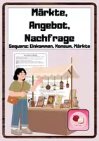 Vorschau - Stundenentwürfe - Angebot und Nachfrage / Märkte / Marktwirtschaft - Deckblatt