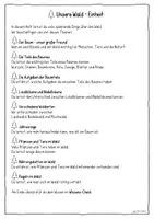 Vorschau - Unterrichtsreihen - Der Wald – XXL Materialpaket Sachunterricht Klasse 1–4 | Arbeitsblätter, Legematerial, Merkheft & Wissens-Check - Seite 3